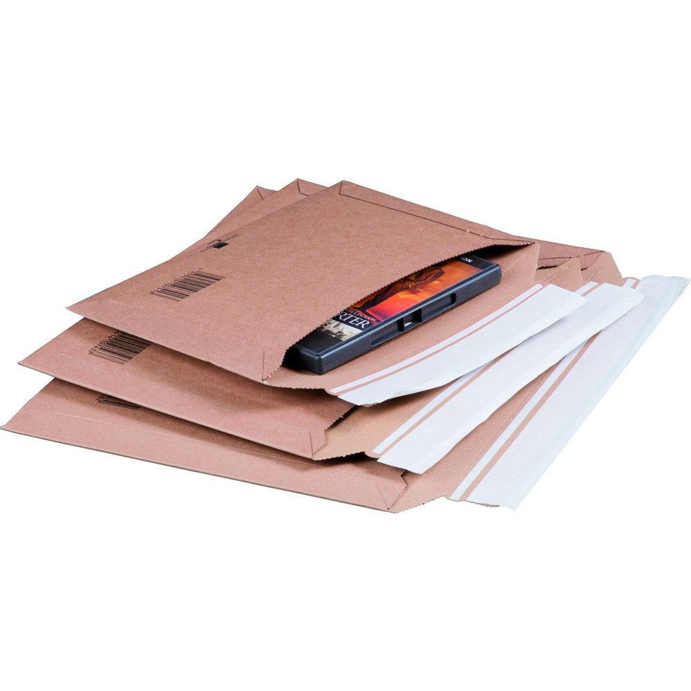 Enveloppes carton rigide à fermeture adhésive