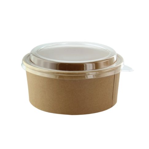 Boîtes à salade rondes avec couvercles